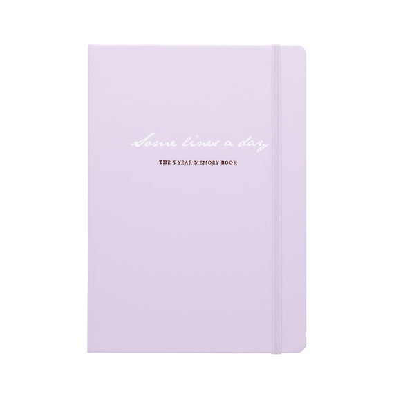 Leuchtturm1917 Some Lines a Day 5 Year Memory Notebook - Lilac