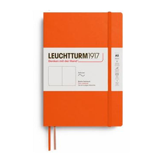 Leuchtturm1917 Medium A5 Notebook - Pumpkin, Dot Grid