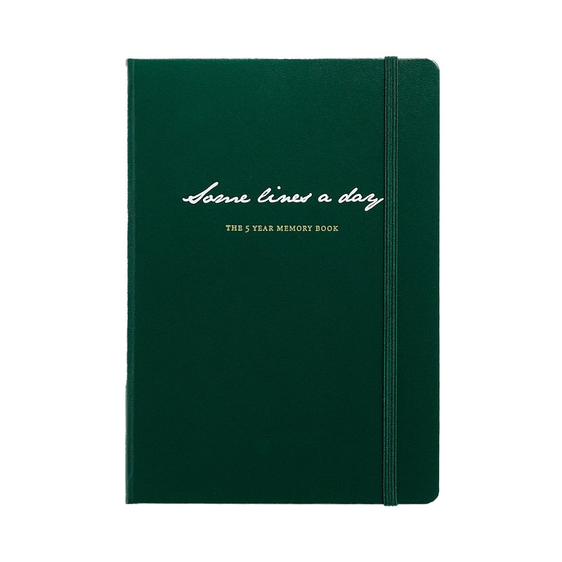 Leuchtturm1917 Some Lines a Day 5 Year Memory Notebook - Forest Green