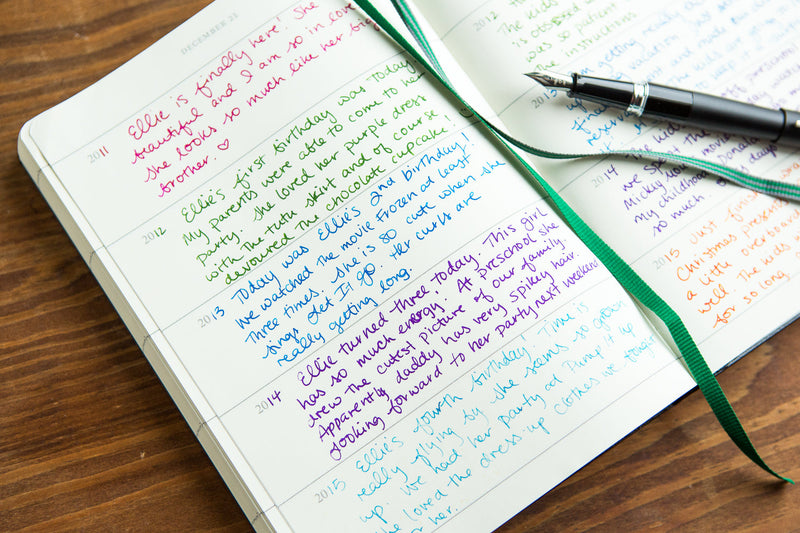 Leuchtturm1917 Some Lines a Day 5 Year Memory Notebook - Forest Green ...