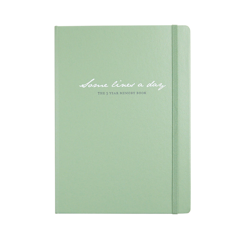 Leuchtturm1917 Some Lines a Day 5 Year Memory Notebook - Sage