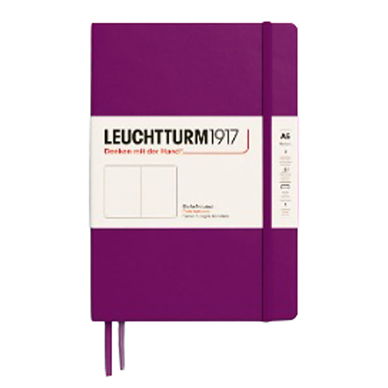 Leuchtturm1917 Medium A5 Notebook - Burgundy, Dot Grid