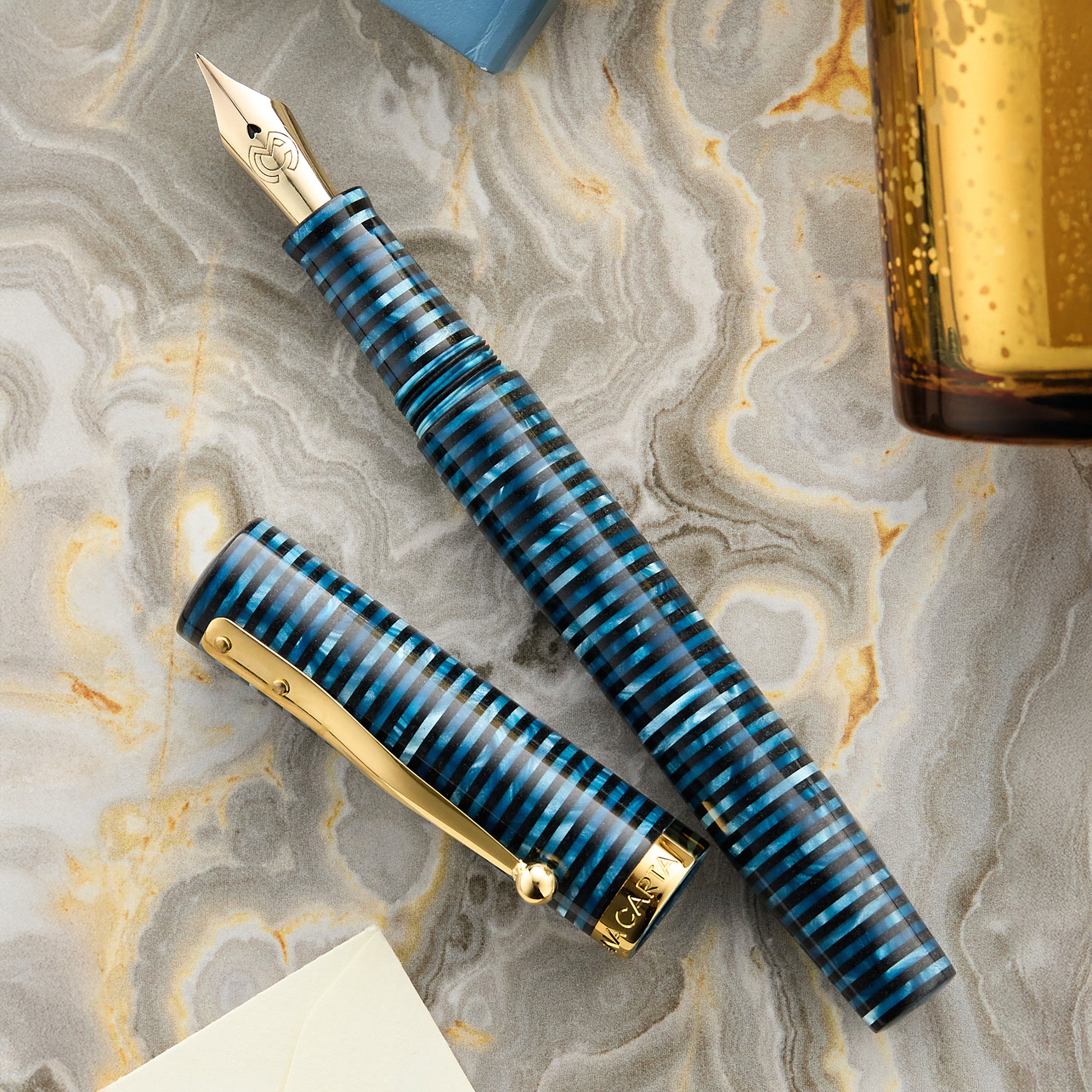 Magna Carta Mag 600 Fountain Pen - Azure - The Goulet Pen Company