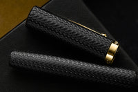 Magna Carta Mag 600 Fountain Pen - Black Ebonite Chased