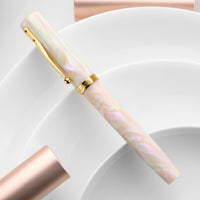 Magna Carta Mag 600 Fountain Pen - Pale Cream Rainbow Opalescence (Special Edition)