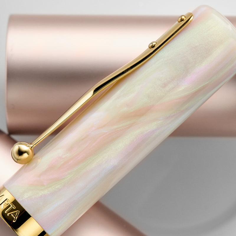 Magna Carta Mag 600 Fountain Pen - Pale Cream Rainbow Opalescence (Special Edition)