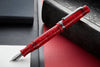 Maiora Aventus Fountain Pen - Amore Red/Ruthenium