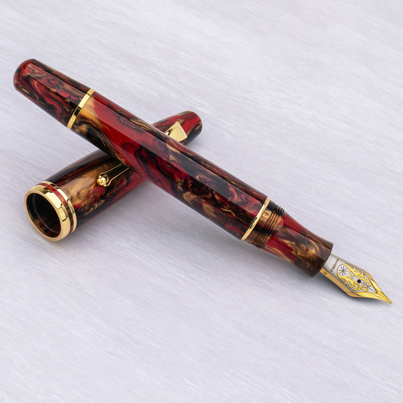 Maiora Ultra Ogiva Fountain Pen - Golden Rule