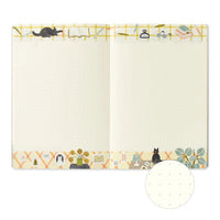 Midori B6 Yuru Log Notebook - Cat A