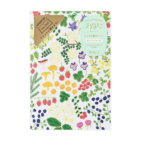 Midori B6 Yuru Log Notebook - Scandinavia A