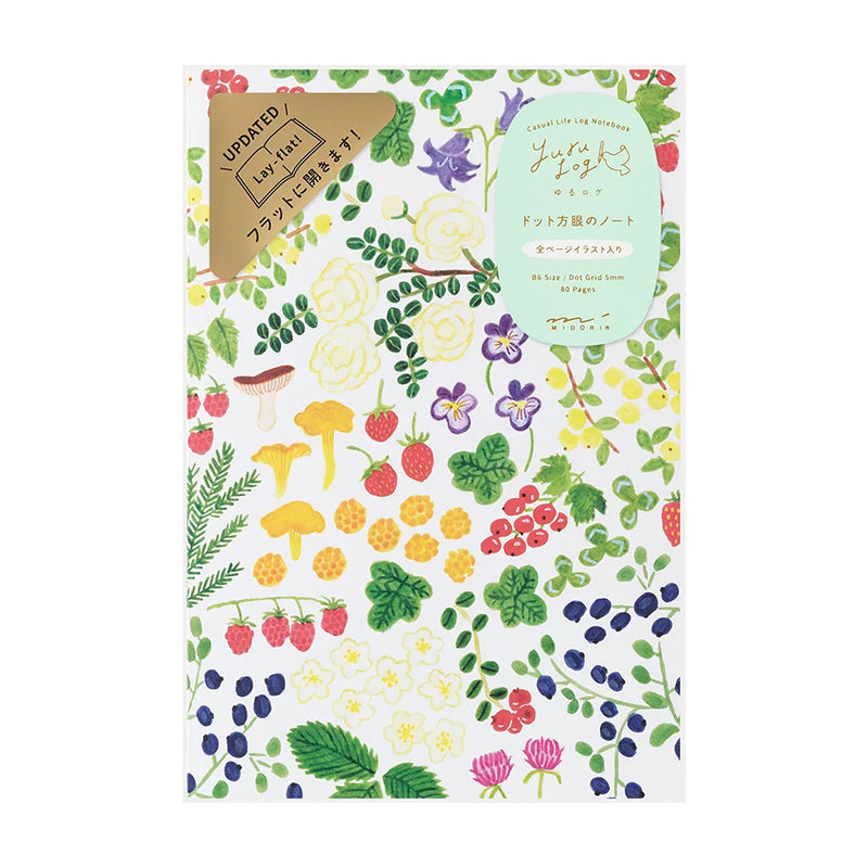 Midori B6 Yuru Log Notebook - Scandinavia A