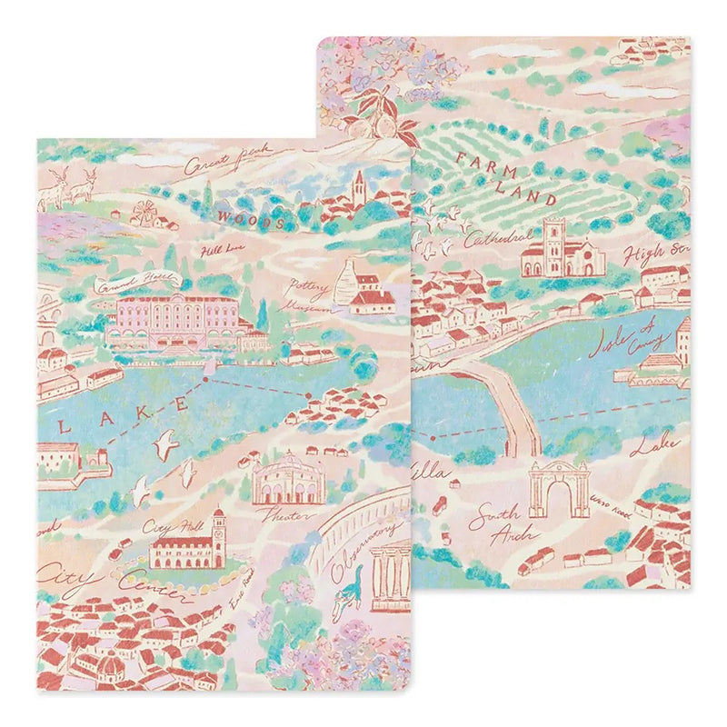 Midori B6 Yuru Log Notebook - Travel and Hotel A