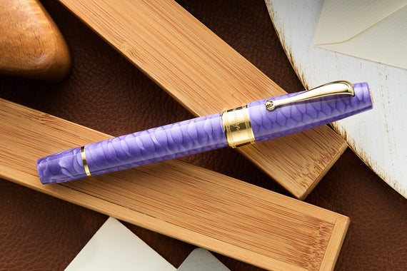 Montegrappa Regal Year of the Dragon Fountain Pen - Royal Purple (Limited Edition)