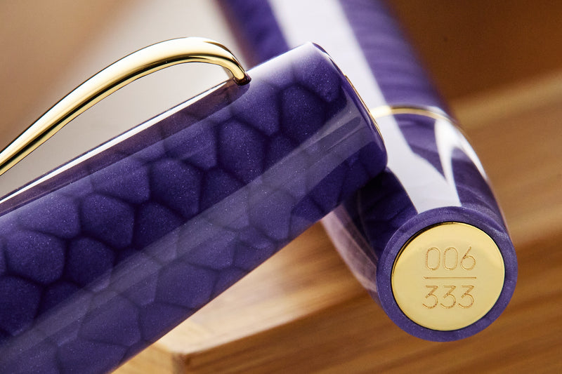 Montegrappa Regal Year of the Dragon Fountain Pen - Royal Purple (Limited Edition)