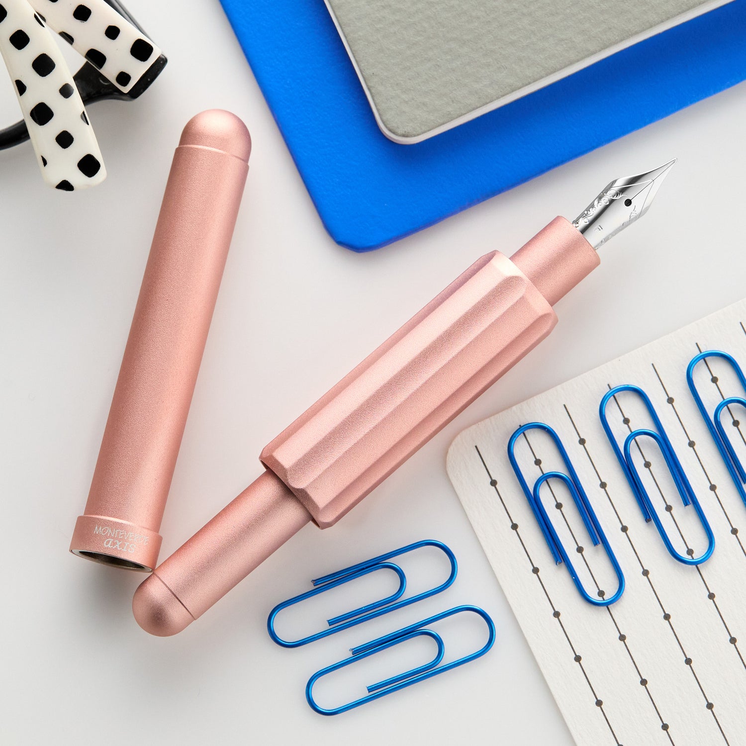 Monteverde Axis Fountain Pen - Matte Champagne - The Goulet Pen