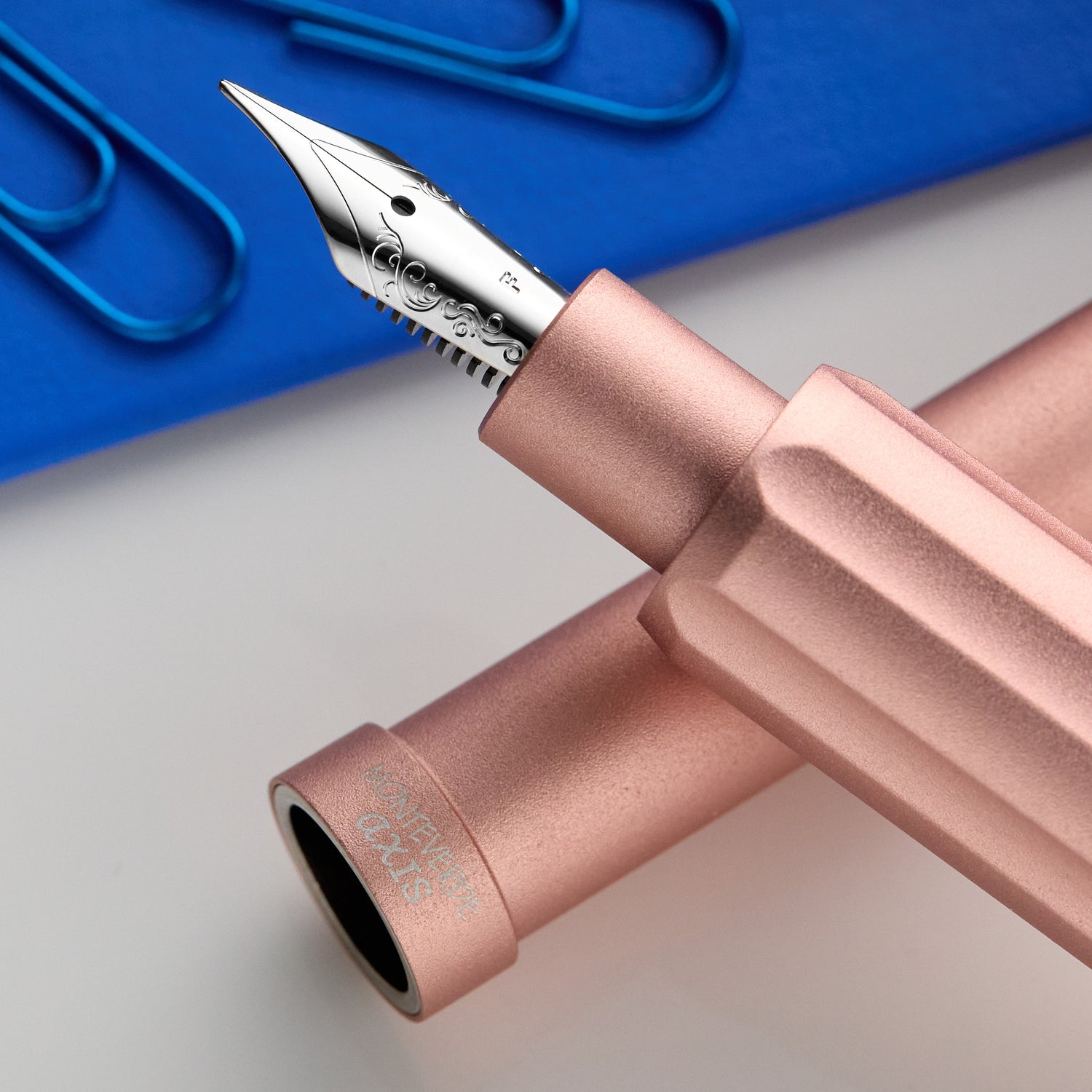 Monteverde Axis Fountain Pen - Matte Champagne - The Goulet Pen