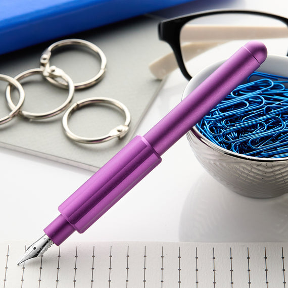 Monteverde Axis Fountain Pen - Matte Purple