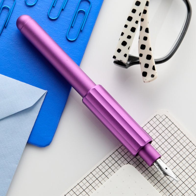 Monteverde Axis Fountain Pen - Matte Purple