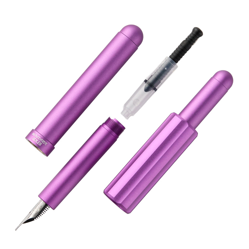 Monteverde Axis Fountain Pen - Matte Purple