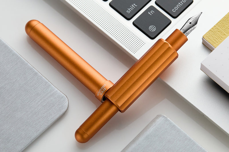 Monteverde Axis Fountain Pen - Matte Orange