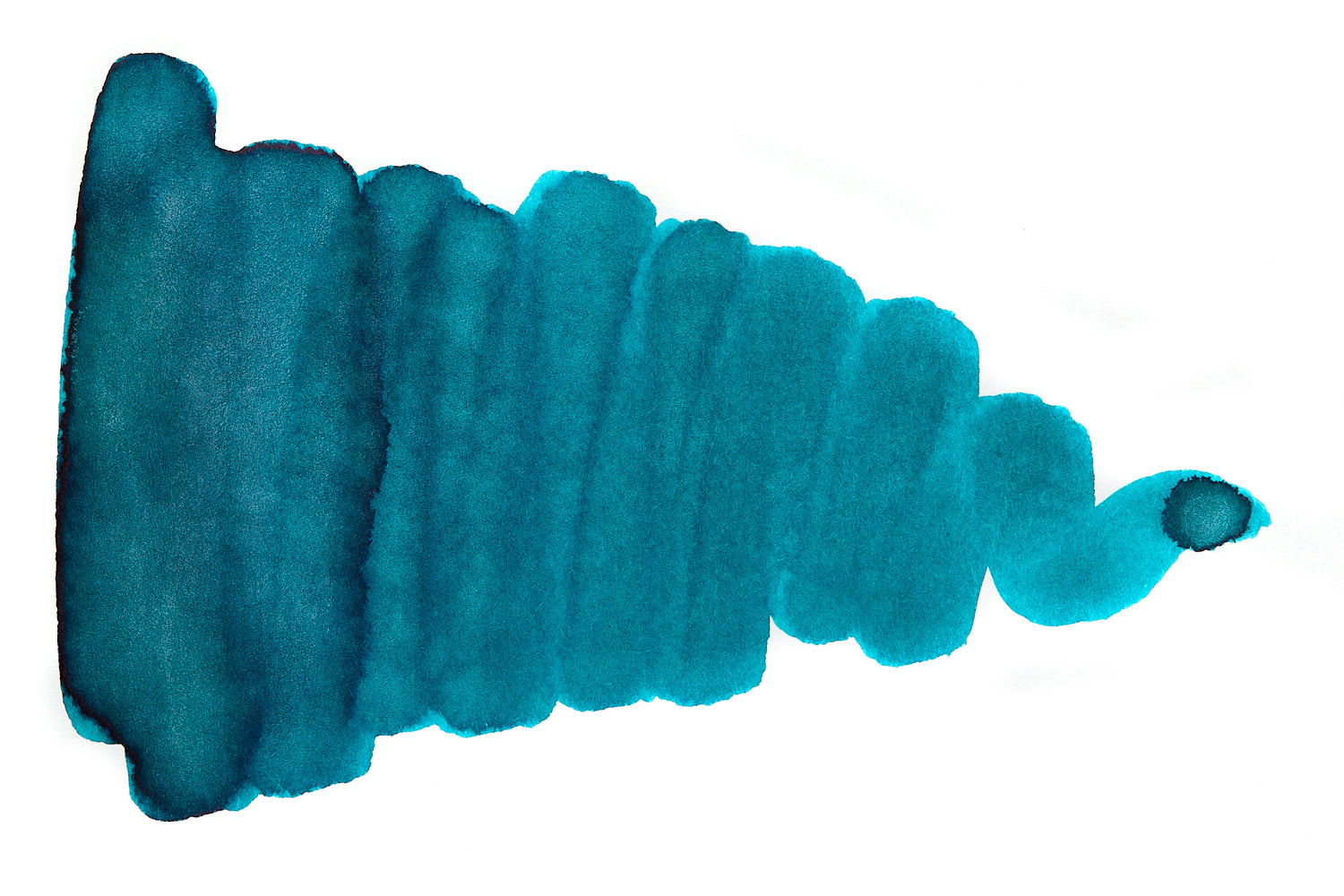 Two Fish Beta Ink Monteverde Betta Fish Blue - Ink Sample - The Goulet Pen Company