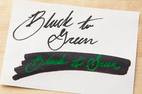Monteverde Color Changing Black to Green - 2ml Ink Sample