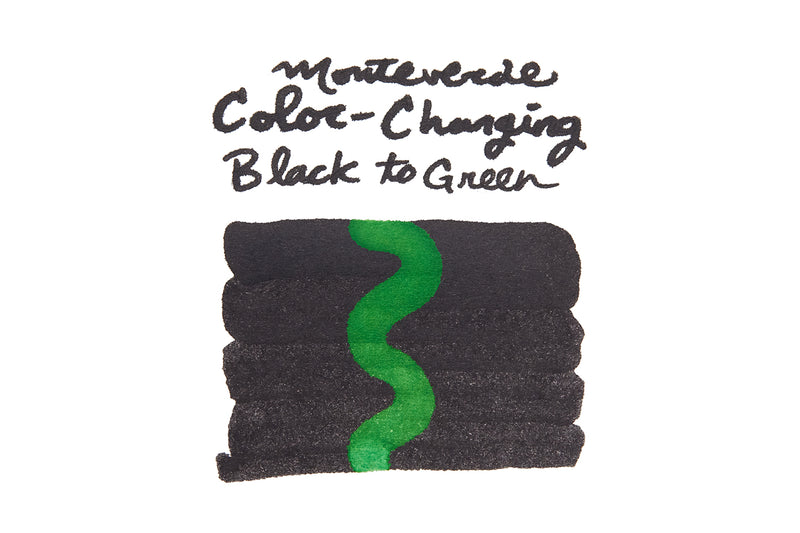 Monteverde Color Changing Black to Green - 2ml Ink Sample