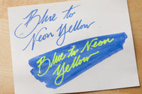 Monteverde Color Changing Blue to Neon Yellow - 2ml Ink Sample