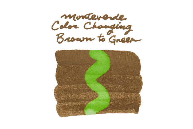 Monteverde Color Changing Brown to Green - 2ml Ink Sample