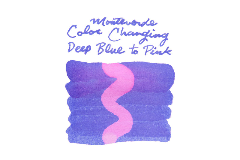 Monteverde Color Changing Deep Blue to Pink - 2ml Ink Sample