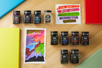 Monteverde Color Changing Blue to Neon Yellow - 30ml Bottled Ink