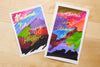 Monteverde Color Changing Blue to Neon Yellow - 2ml Ink Sample