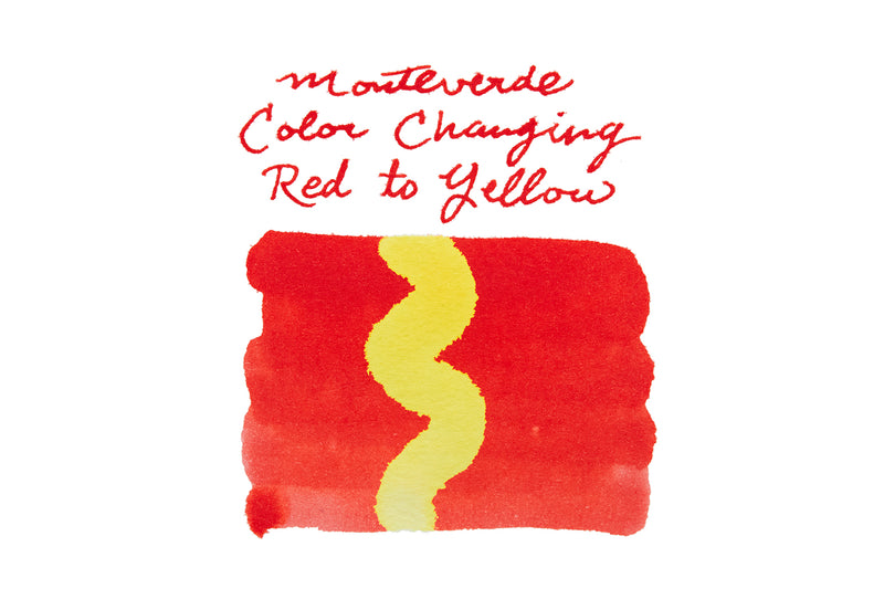 Monteverde Color Changing Red to Yellow - 2ml Ink Sample