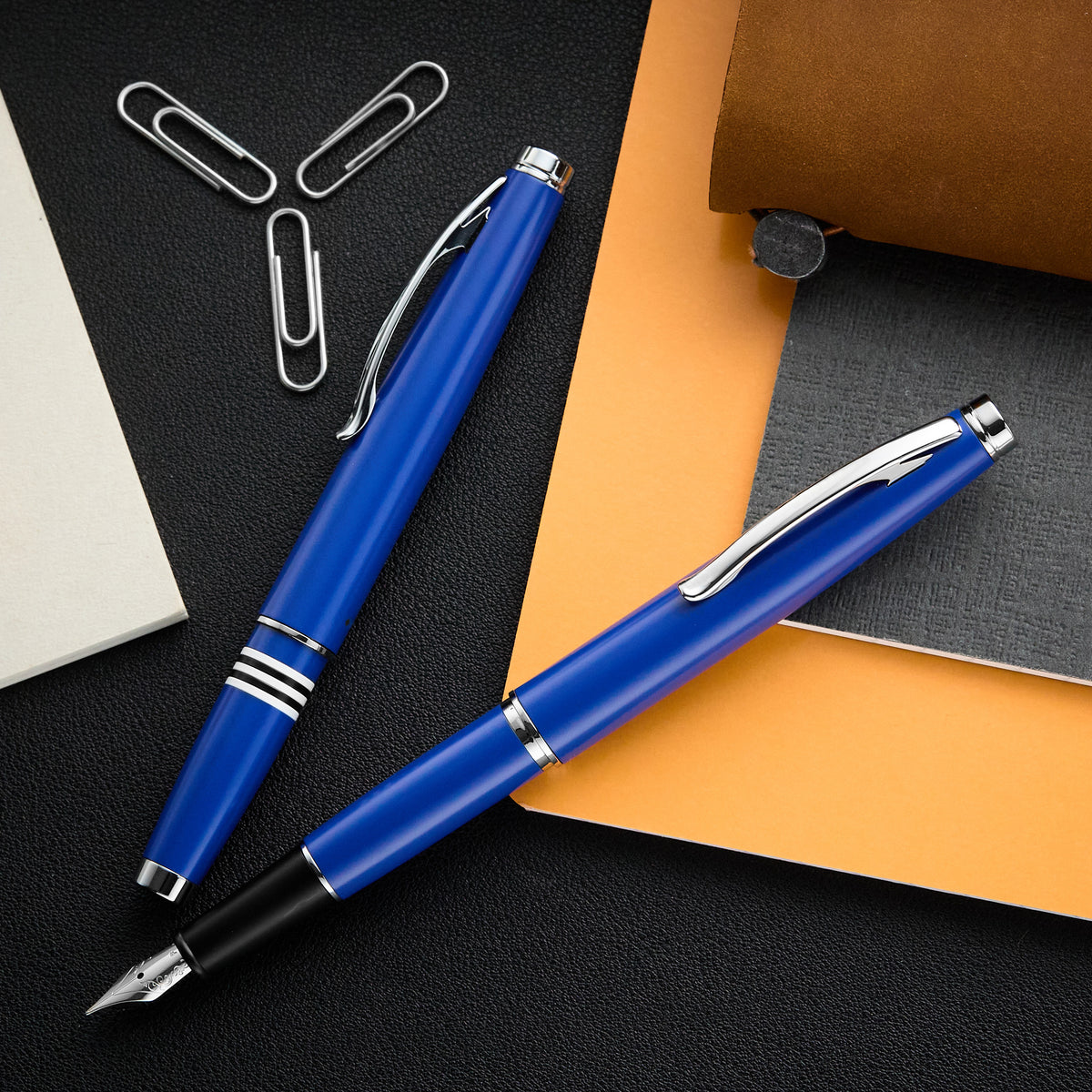 Monteverde Dakota Fountain Pen - Airforce Matte Blue