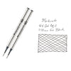 Monteverde Capped Gel G4 Rollerball Refill - Black 0.55mm Fine (2-Pack)