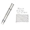 Monteverde Capped Gel G4 Rollerball Refill - Black 0.5mm Fine (2-Pack)