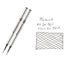 Monteverde Capped Gel G4 Rollerball Refill - Black 0.5mm Fine (2-Pack)