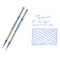 Monteverde Capped Gel G4 Rollerball Refill - Blue 0.5mm Fine (2-Pack)