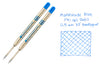 Monteverde Capless Gel P41 Rollerball Refills - Blue, 0.5mm XF Needlepoint (2-Pack)