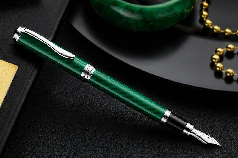 Monteverde Innova Fiberglass Fountain Pen - Emerald (Special Edition)