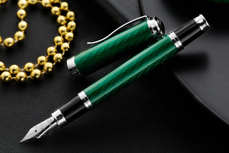 Monteverde Innova Fiberglass Fountain Pen - Emerald (Special Edition)