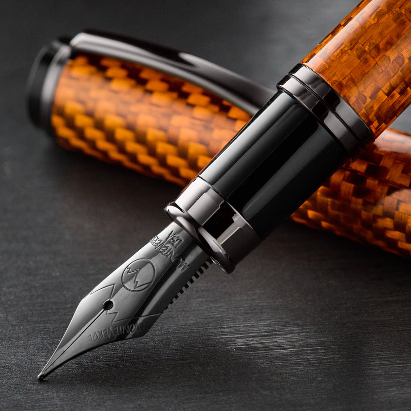 Monteverde Innova Fiberglass Fountain Pen - Fire Opal (Limited Edition)