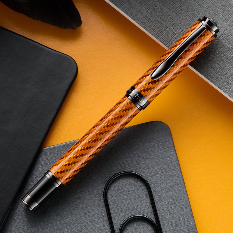 Monteverde Innova Fiberglass Gel Rollerball Pen - Fire Opal (Limited Edition)