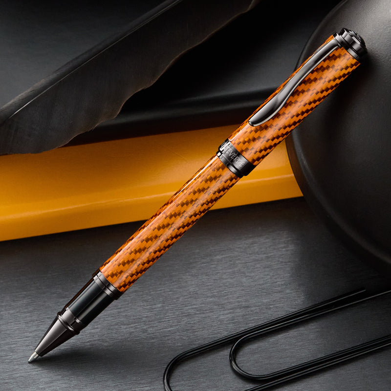 Monteverde Innova Fiberglass Gel Rollerball Pen - Fire Opal (Limited Edition)