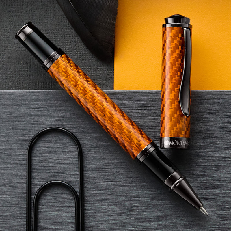 Monteverde Innova Fiberglass Gel Rollerball Pen - Fire Opal (Limited Edition)