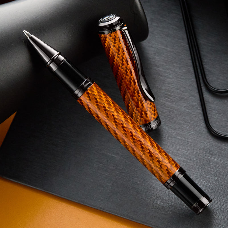 Monteverde Innova Fiberglass Gel Rollerball Pen - Fire Opal (Limited Edition)