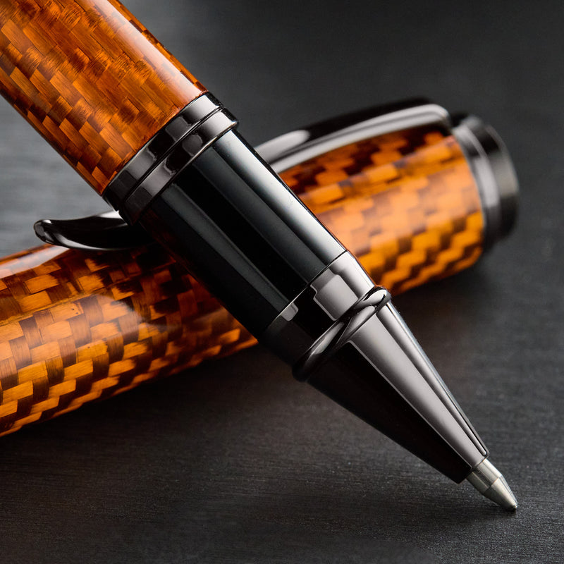 Monteverde Innova Fiberglass Gel Rollerball Pen - Fire Opal (Limited Edition)