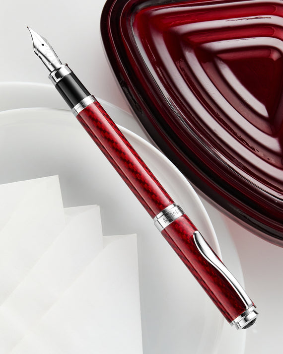 Monteverde Innova Fiberglass Fountain Pen - Ruby (Special Edition)