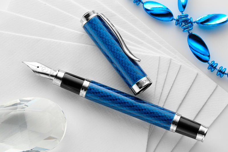 Monteverde Innova Fiberglass Fountain Pen - Sapphire (Special Edition)