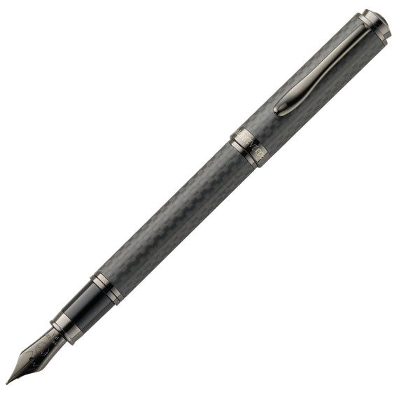 Monteverde Innova Fountain Pen - Matte Carbon Fiber/Gunmetal